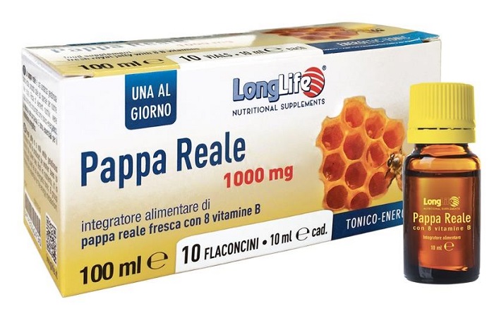 LONGLIFE PAPPA REALE + VITAMINA B 10 FLACONCINI - Farmaunclick.it