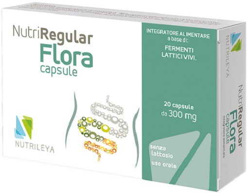 NUTRIREGULAR FLORA 20 CAPSULE - Farmaunclick.it