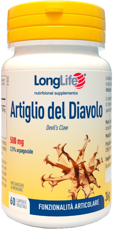 LONGLIFE ARTIGLIO DEL DIAVOLO 2% 60 CAPSULE - Farmaunclick.it