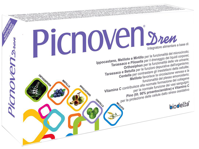 PICNOVEN DREN 100 COMPRESSE 62 G - Farmaunclick.it
