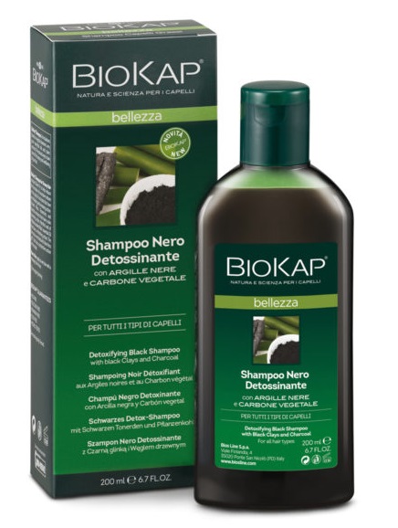 BIOKAP SHAMPOO NERO DETOSSINANTE 200 ML - Farmaunclick.it