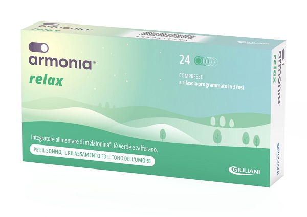ARMONIA RELAX 1 MG A BASE DI MELATONINA 24 COMPRESSE - Farmaunclick.it
