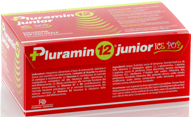 PLURAMIN12 JUNIOR 14 STICK PACK DA 12 ML - Farmaunclick.it
