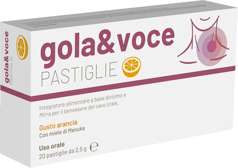 GOLA&VOCE PASTIGLIE ARANCIA 50 G - Farmaunclick.it