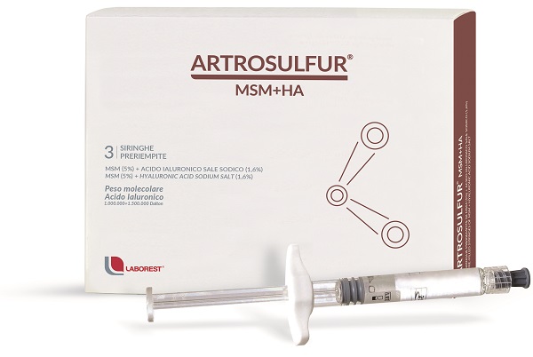 ARTROSULFUR MSM+HA 3 SIRINGHE PRERIEMPITE - Farmaunclick.it