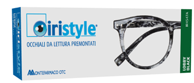 OCCHIALE DA LETTURA PREMONTATO IRISTYLE LOBBY BLACK +3,50 1 PAIO - Farmaunclick.it