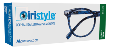 OCCHIALE DA LETTURA PREMONTATO IRISTYLE LOBBY BLUE +3,00 1 PAIO - Farmaunclick.it