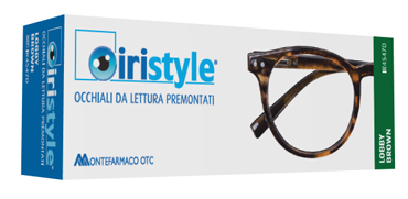 OCCHIALE DA LETTURA PREMONTATO IRISTYLE LOBBY BROWN +1,50 1 PAIO - Farmaunclick.it
