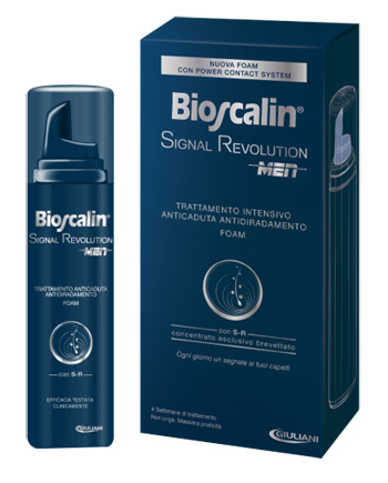 BIOSCALIN SIGNAL REVOLUTION MEN TRATTAMENTO INTENSIVO ANTICADUTA ANTIDIRADAMENTO FOAM 75 ML - Farmaunclick.it