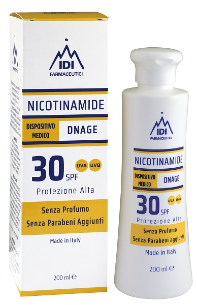 NICOTINAMIDE DNAGE 30SPF PROTEZIONE ALTA 200 ML - Farmaunclick.it