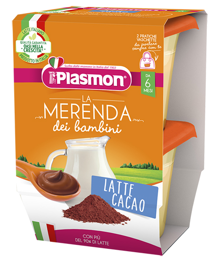PLASMON LA MERENDA DEI BAMBINI MERENDE LATTE CACAO ASETTICO 2 X 120 G - Farmaunclick.it