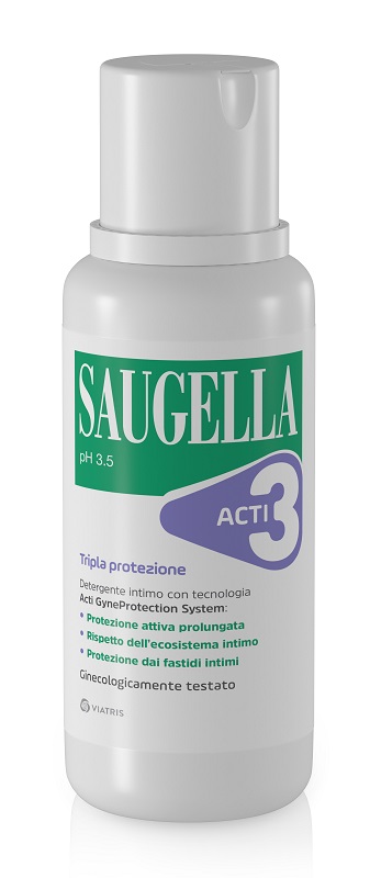 SAUGELLA ACTI3 DETERGENTE INTIMO 250 ML - Farmaunclick.it