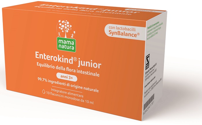 MAMA NATURA ENTEROKIND JUNIOR 10 FLACONCINI 10 ML - Farmaunclick.it