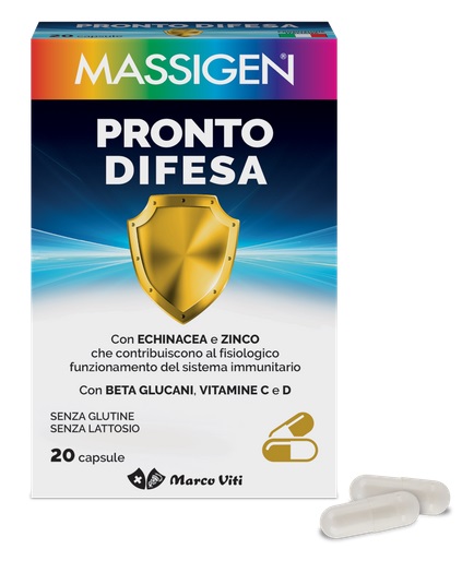 MASSIGEN PRONTO DIFESA 20 CAPSULE - Farmaunclick.it