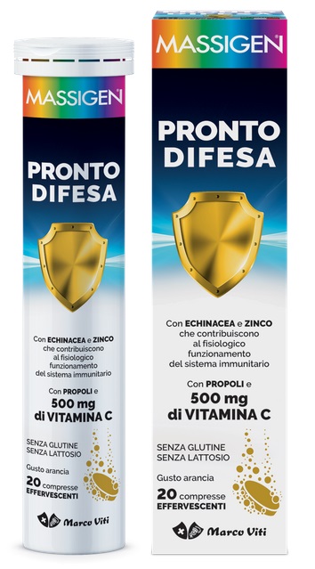 MASSIGEN PRONTO DIFESA 20 COMPRESSE EFFERVESCENTI - Farmaunclick.it