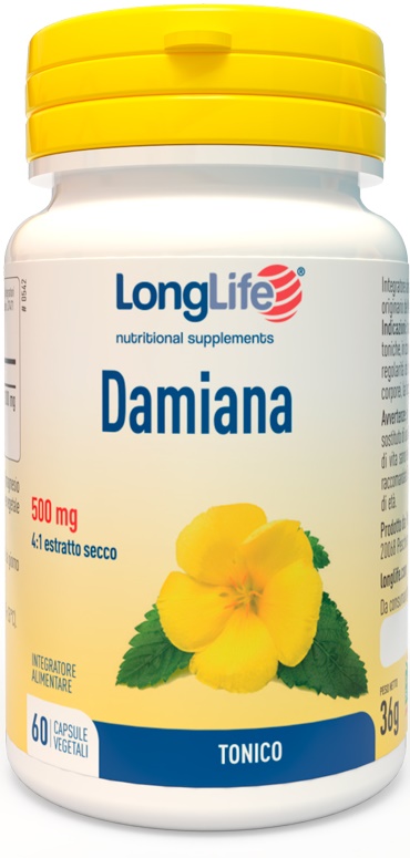 LONGLIFE DAMIANA 60 CAPSULE - Farmaunclick.it