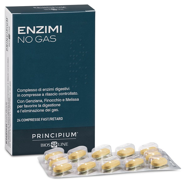PRINCIPIUM ENZIMI NO GAS FAST/RETARD 24 COMPRESSE - Farmaunclick.it