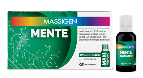 MASSIGEN MENTE 10 FLACONI DA 25 ML - Farmaunclick.it