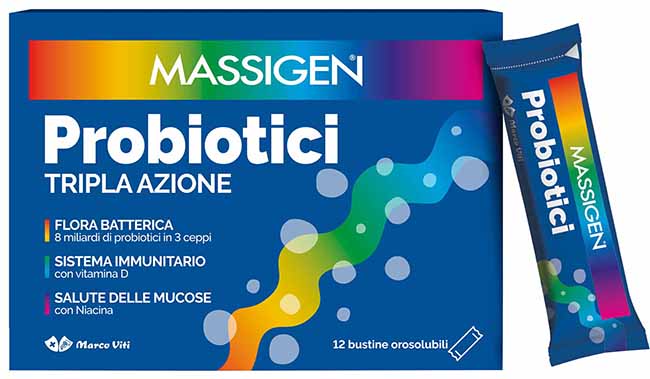 MASSIGEN PROBIOTICI 12 STICKPACK DA 1 G PREZZO PIENO - Farmaunclick.it