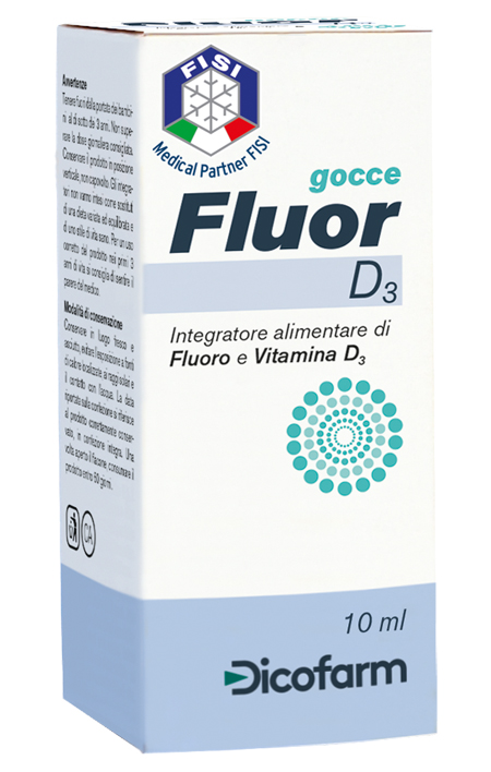 FLUOR D3 GOCCE 10 ML - Farmaunclick.it