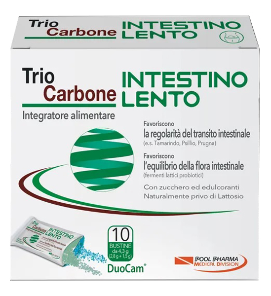 TRIOCARBONE INTESTINO LENTO 10 BUSTINE - Farmaunclick.it