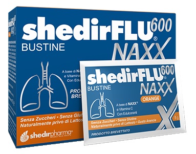 SHEDIRFLU 600 NAXX ARANCIA SENZA ZUCCHERI 20 BUSTINE - Farmaunclick.it