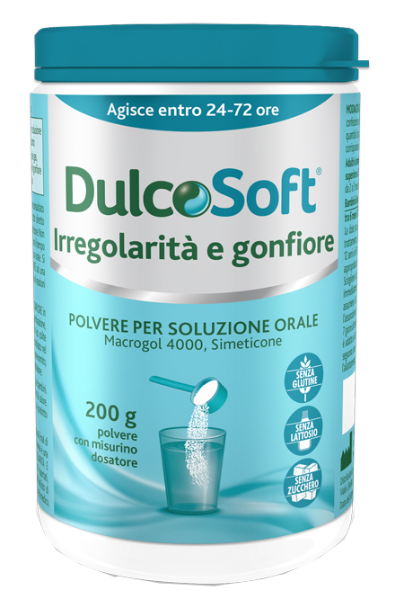 DULCOSOFT IRREGOLARITA' E GONFIORE POLVERE SOLUBILE 200 G - Farmaunclick.it