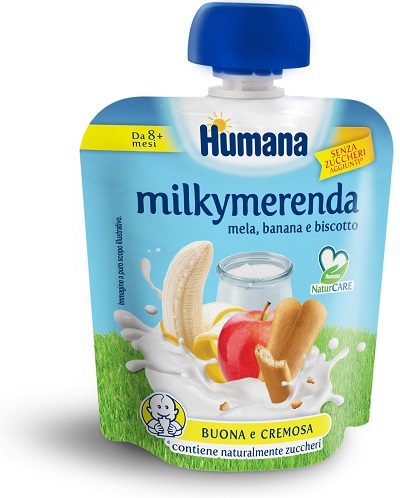 MILKYMERENDA MELA-BANANA BISCOTTO 100 G - Farmaunclick.it