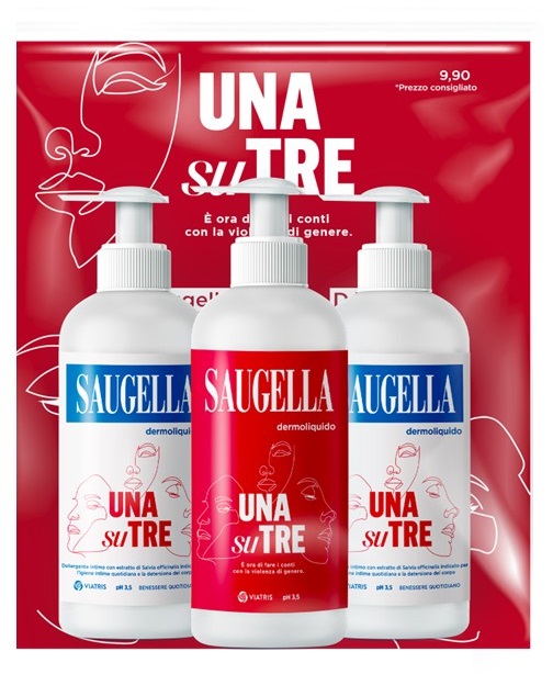 SAUGELLA 1 SU 3 BUNDLE DERMOLIQUIDO 3 X 200 ML - Farmaunclick.it