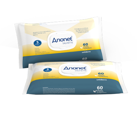 ANONET SALVIETTE 60 PEZZI - Farmaunclick.it