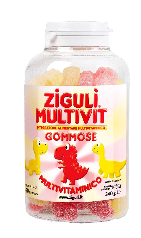 ZIGULI MULTIVIT FRAGOLA E BANANA 60 GOMMOSE - Farmaunclick.it