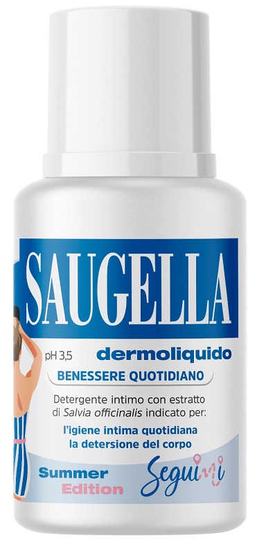 SAUGELLA DERMOLIQUIDO PH 3,5 BENESSERE QUOTIDIANO DETERGENTE INTIMO 100 ML - Farmaunclick.it