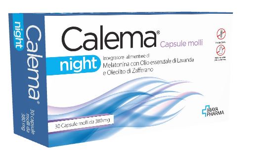 CALEMA NIGHT 30 CAPSULE MOLLI - Farmaunclick.it