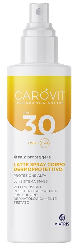 CAROVIT PROGRAMMA SOLARE LATTE CORPO SPF30 200 ML - Farmaunclick.it
