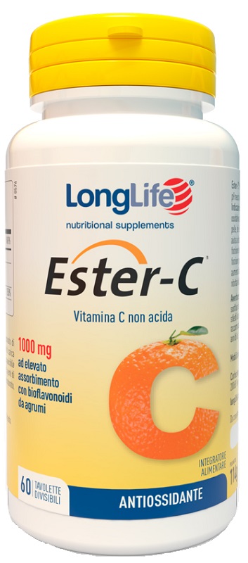 LONGLIFE ESTER C 1000MG 60 TAVOLETTE - Farmaunclick.it