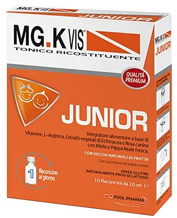 MGK VIS TONICO RICOSTITUENTE JUNIOR 10 FLACONCINI DA 10 ML - Farmaunclick.it