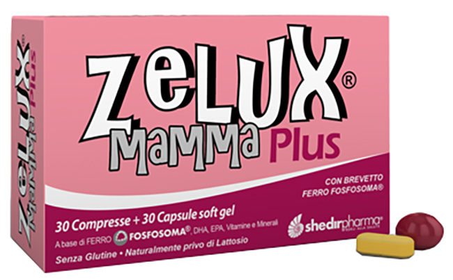 ZELUX MAMMA PLUS 30 COMPRESSE + 30 CAPSULE SOFT GEL - Farmaunclick.it