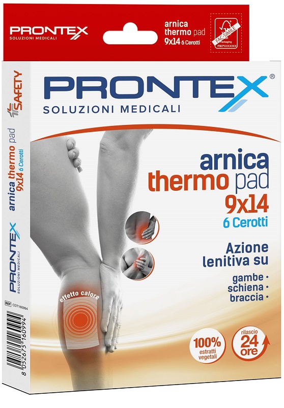 CEROTTO PRONTEX ARNICA THERO PAD 9 X 14 6 PEZZI - Farmaunclick.it
