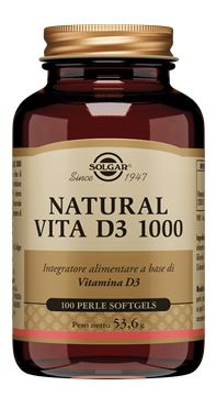 NATURAL VITA D3 1000 100 PERLE SOFTGEL - Farmaunclick.it