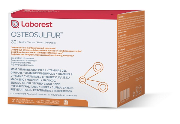 OSTEOSULFUR 30 BUSTINE SENZA GLUTINE SENZA LATTOSIO - Farmaunclick.it