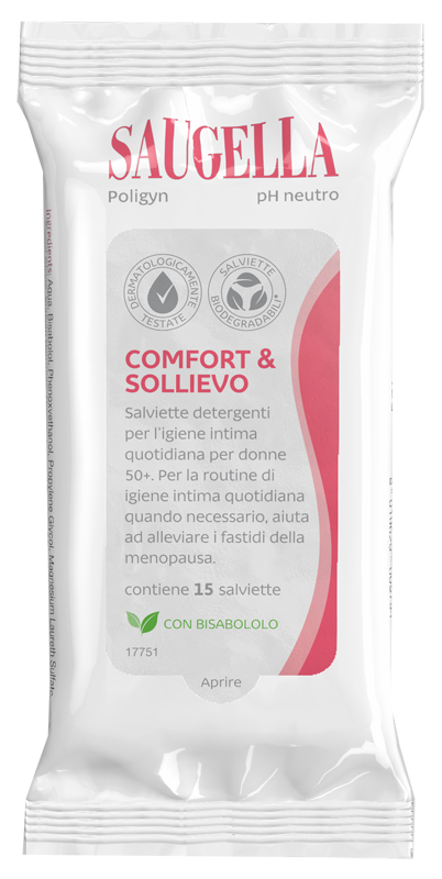 SAUGELLA POLIGYN SALVIETTINE 15 PEZZI - Farmaunclick.it