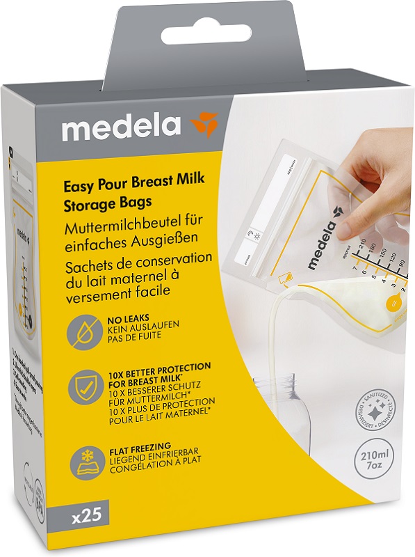 EASY POUR SACCA CONSERVAZIONE LATTE MATERNO 25 PEZZI - Farmaunclick.it