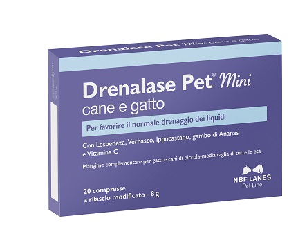 DRENALASE PET MINI CANE GATTO 20 COMPRESSE - Farmaunclick.it