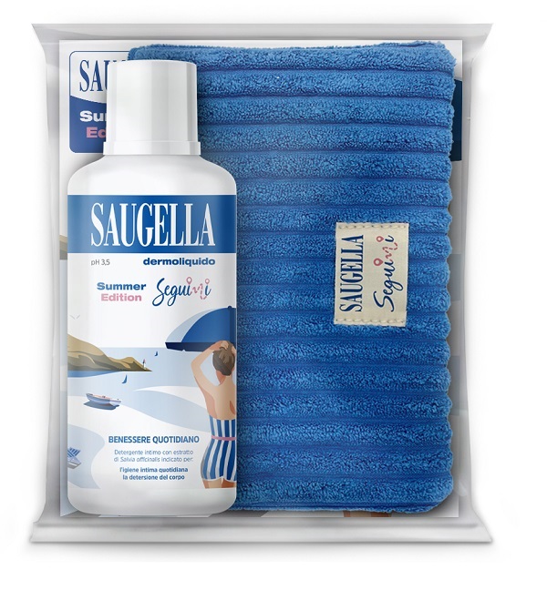 SAUGELLA SEGUIMI BUNDLE DERMOLIQUIDO 500 ML + GADGET POCHETTE+ - Farmaunclick.it