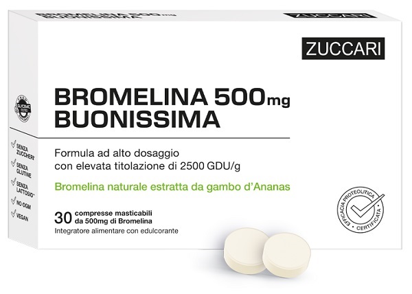 BROMELINA 500 BUONISSIMA 30 COMPRESSE - Farmaunclick.it