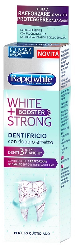 RAPID WHITE DENTIFRICIO WHITE+BOOSTER STRONG 75ML - Farmaunclick.it