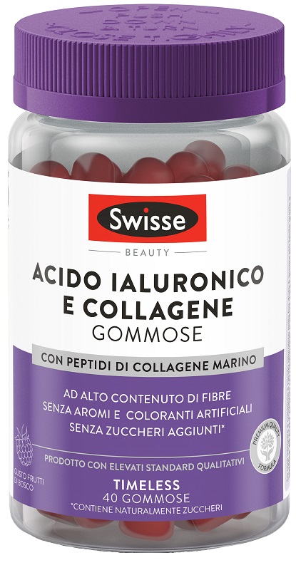 SWISSE ACIDO IALURONICO & COLLAGENE 40 GOMMOSE - Farmaunclick.it