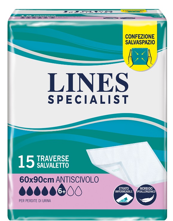 TRAVERSA LINES SPECIALIST 60X90 CM 15 PEZZI - Farmaunclick.it