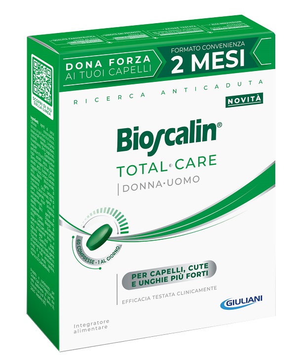 BIOSCALIN TOTAL CARE 60 COMPRESSE - Farmaunclick.it