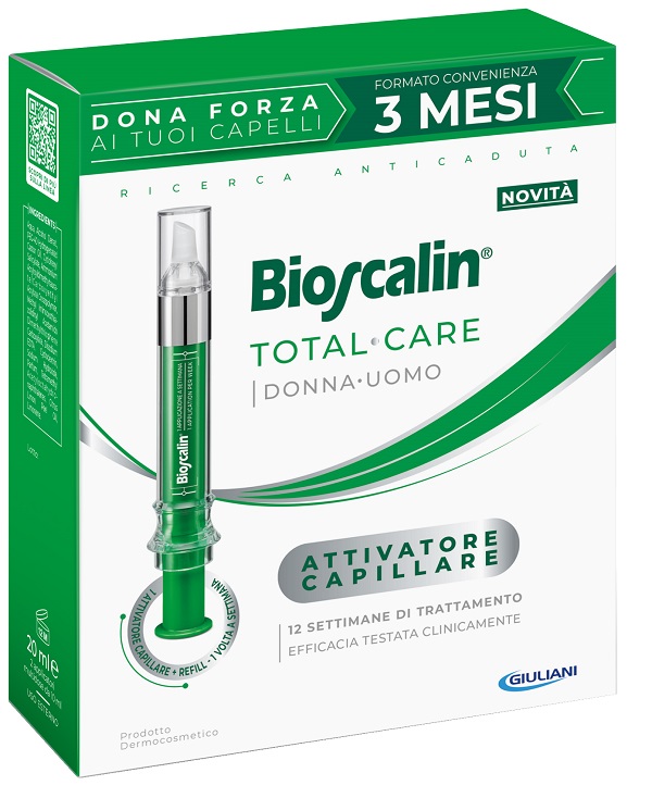 BIOSCALIN TOTAL CARE ATTIVATORE CAPILLARE 2 APPLICATORI MULTIDOSE X 10 ML - Farmaunclick.it